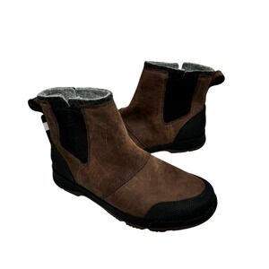 Sorel Ankeny II Chelsea Winter Boots Mens 7 Brown Insulated shoes Snow NEW‎
